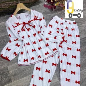 2pcs western embroidery top & trouser for women
