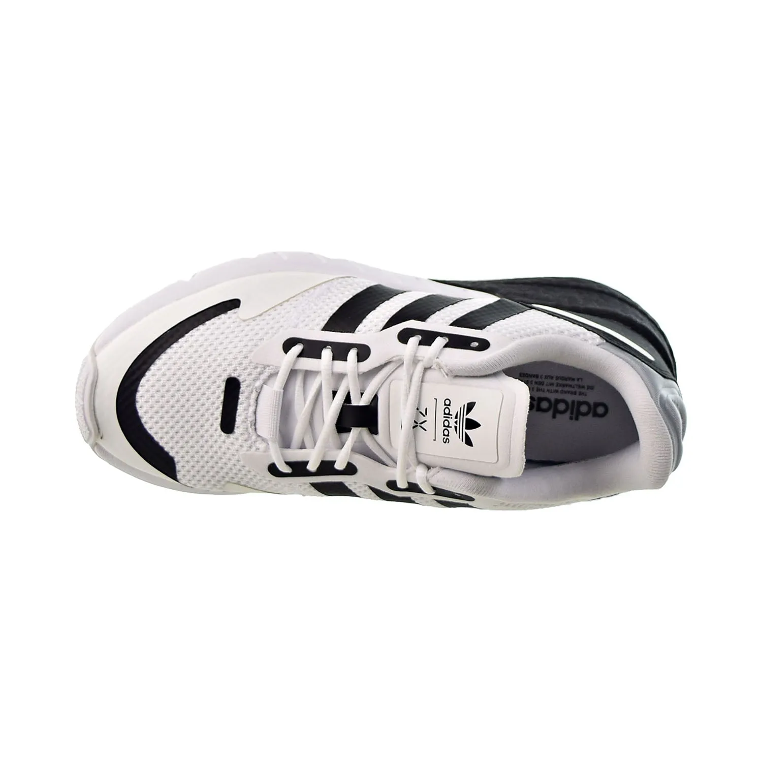 Adidas ZX 1K Boost J Big Kids' Shoes Cloud White-Core Black-Halo Silver