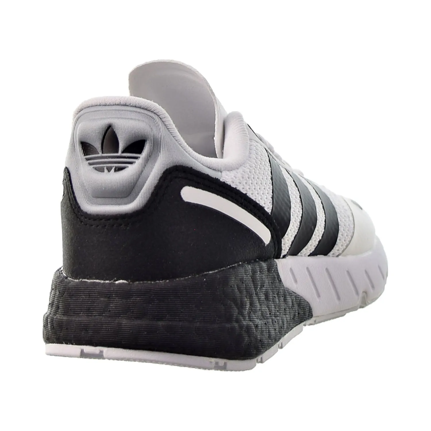 Adidas ZX 1K Boost J Big Kids' Shoes Cloud White-Core Black-Halo Silver