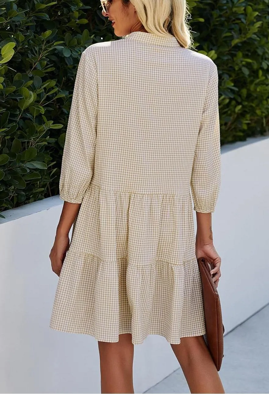 Adra | Timeless Plaid Dress