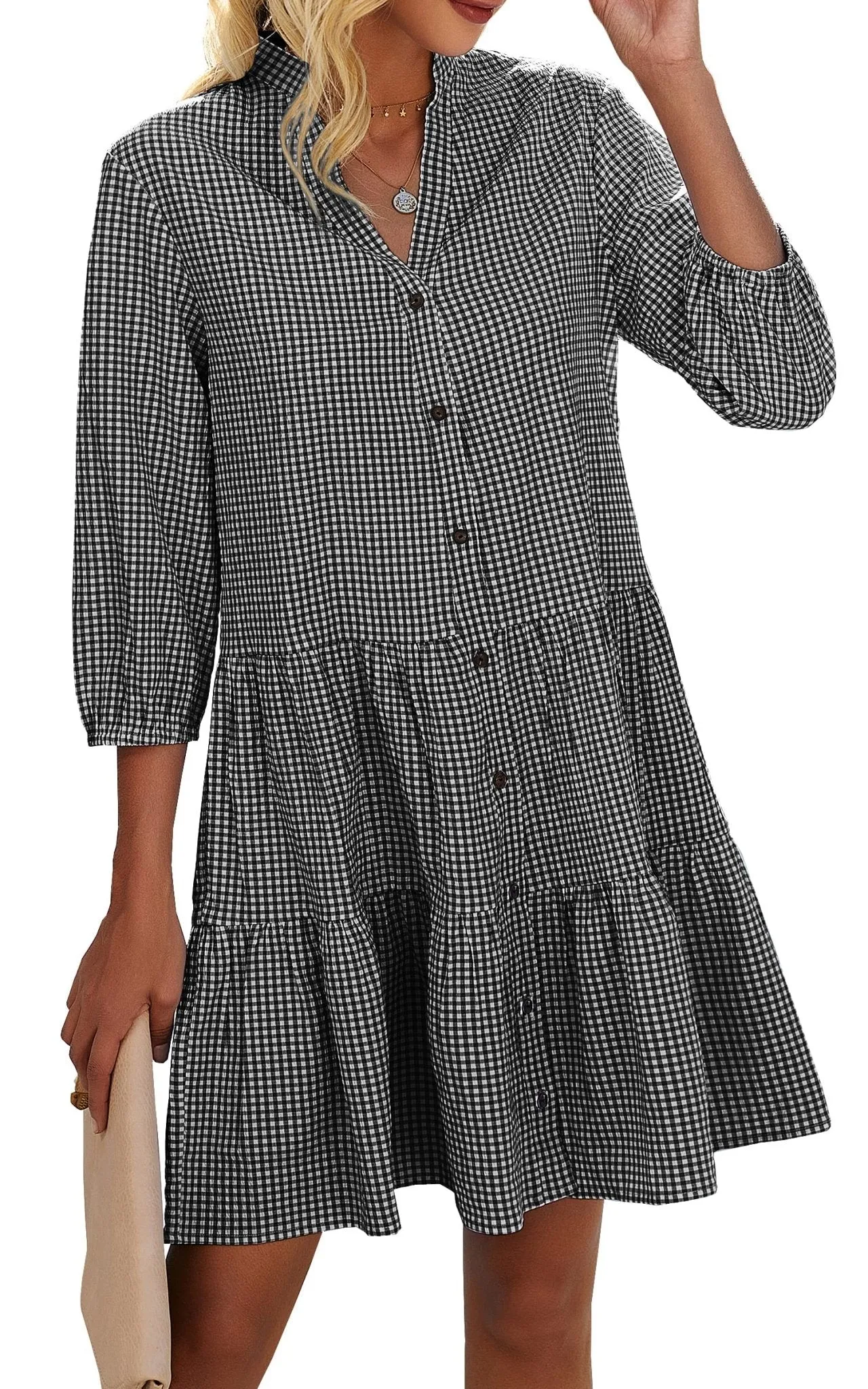 Adra | Timeless Plaid Dress