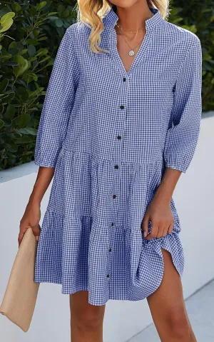 Adra | Timeless Plaid Dress