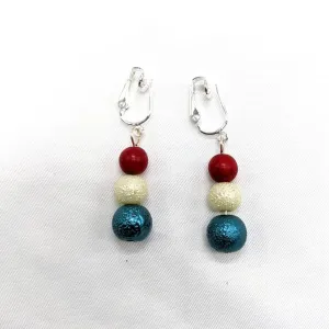 Americana Clip On Earrings