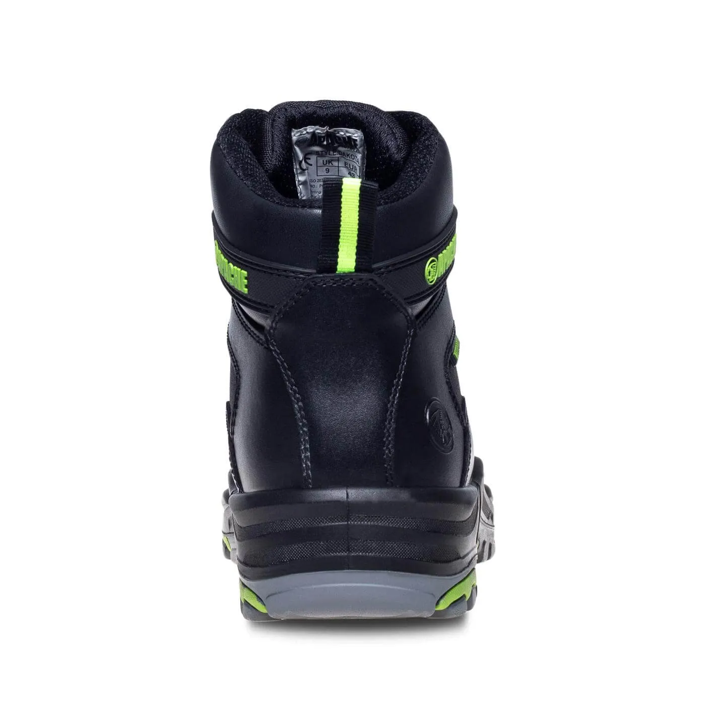 Apache Dakota Black Metal-Free Waterproof Safety Boots