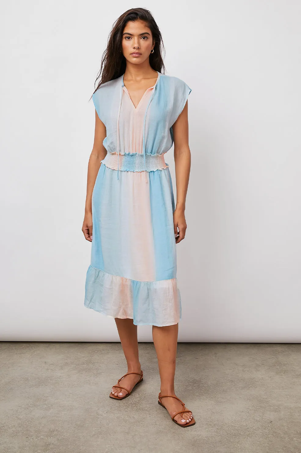 ASHLYN DRESS - SUNSET GRADIENT