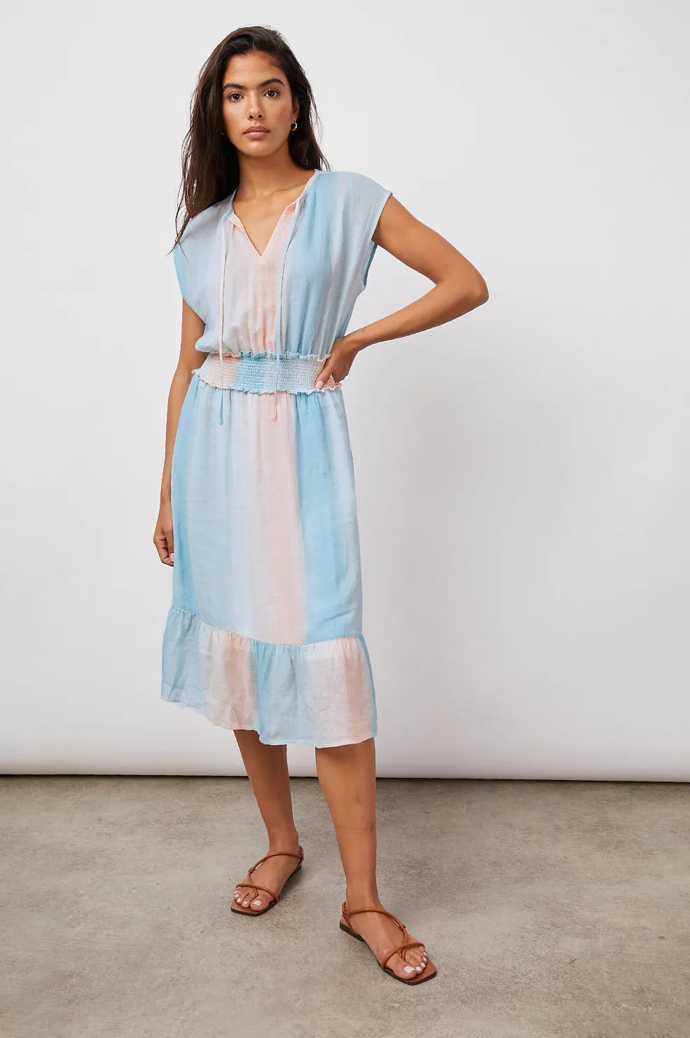 ASHLYN DRESS - SUNSET GRADIENT