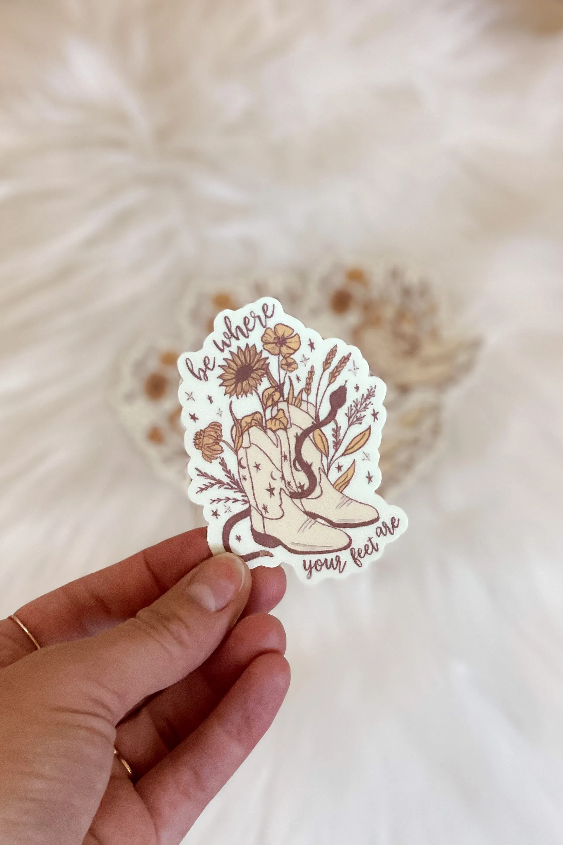 Be Where Your Feet Are Sticker *RESTOCKED*