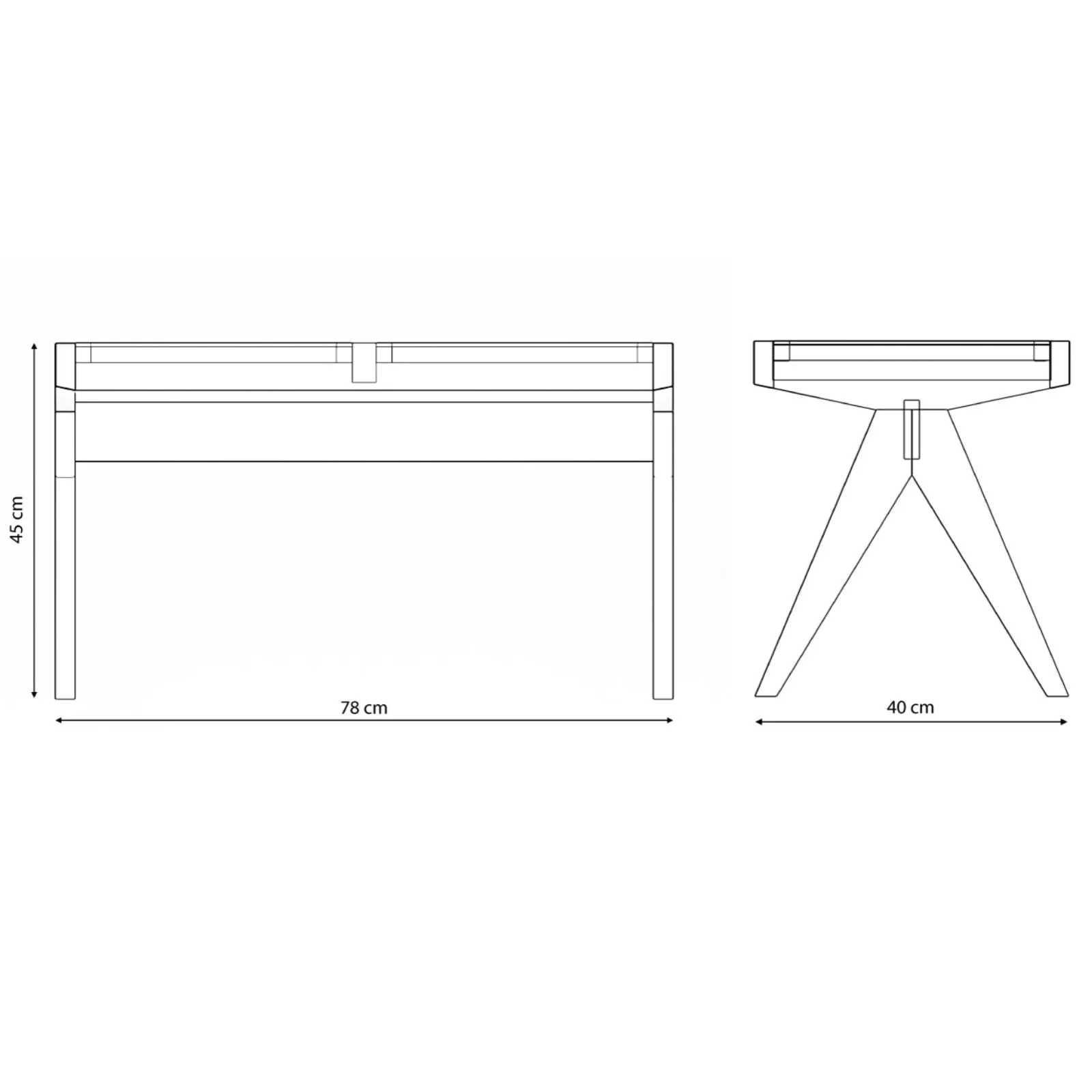 Bench | B.T.H. Flats 2 Seater - Teak Outdoor