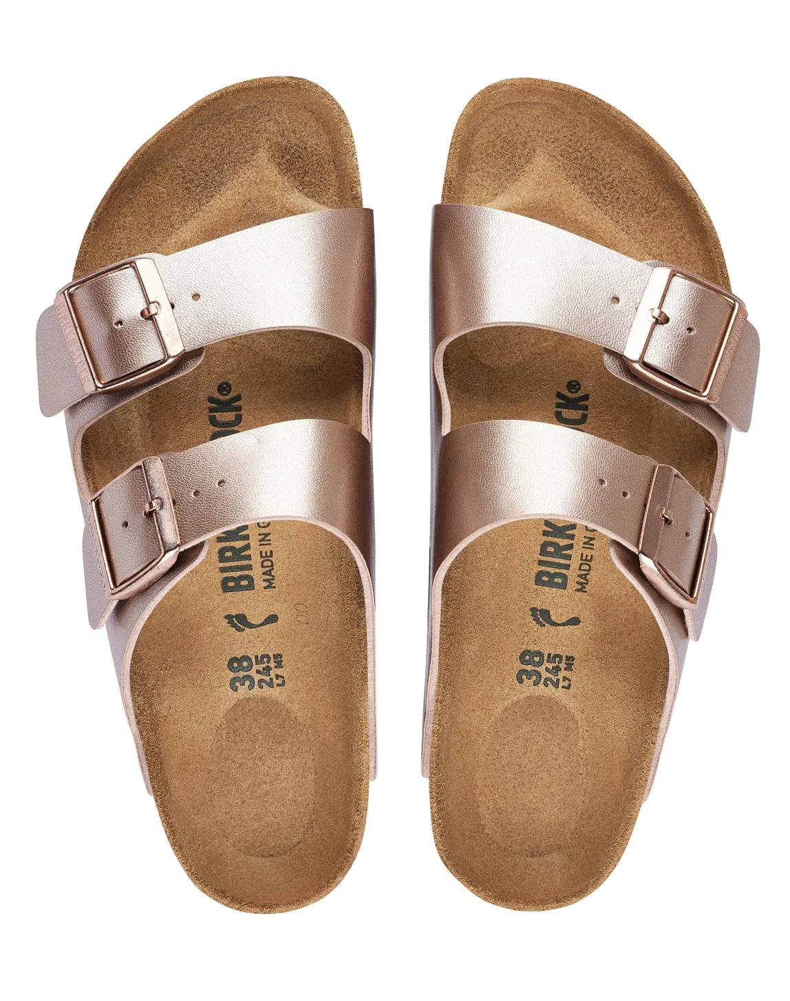 BIRKENSTOCK ARIZONA COPPER BF REGULAR