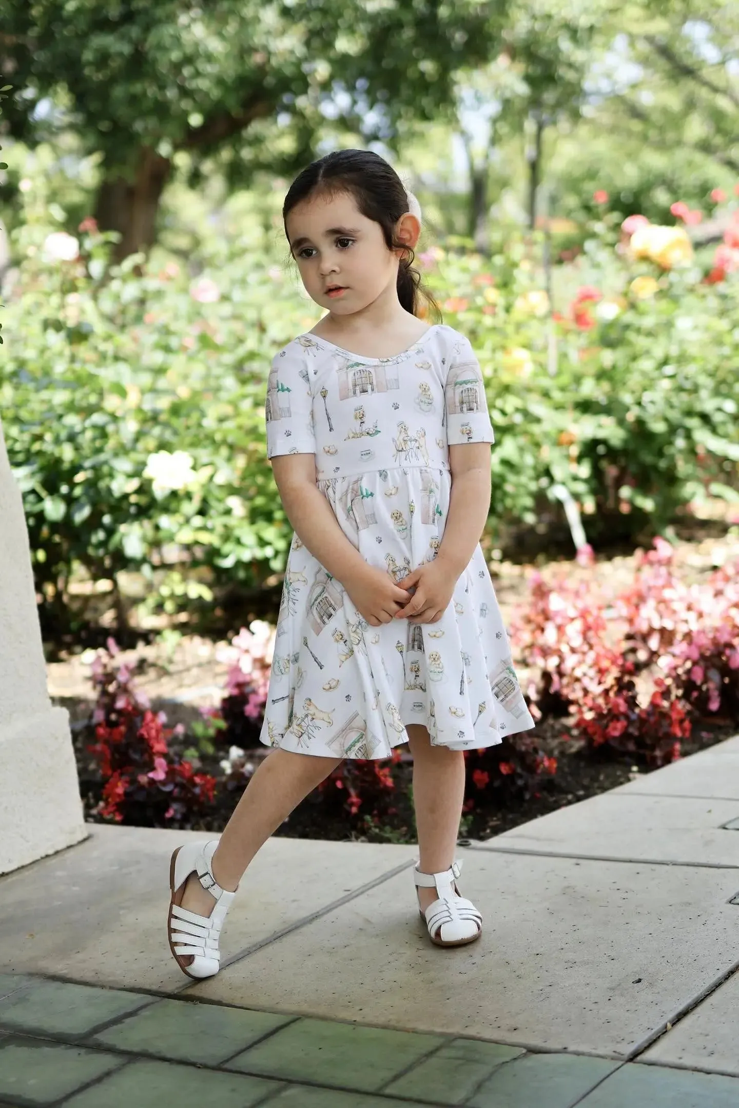 Blake- White Leather Sandals