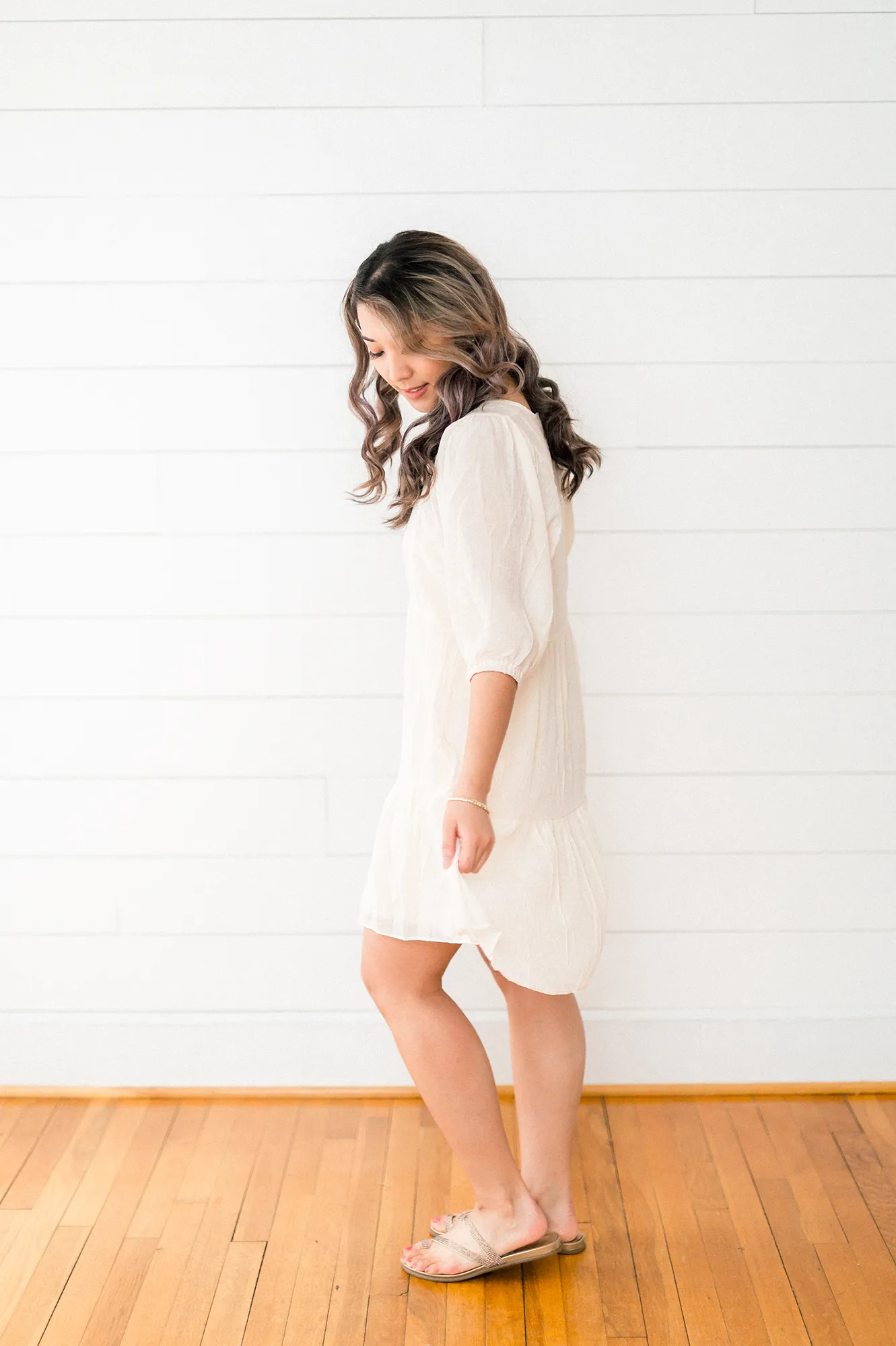 Blush Midi Flare Dress