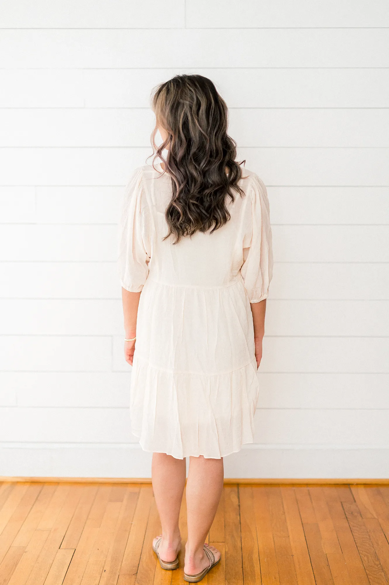 Blush Midi Flare Dress