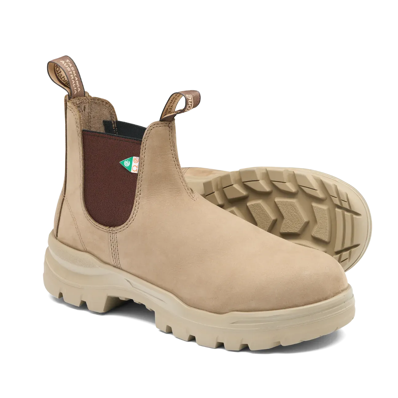 Boots - Blundstone Rotoflex Work & Safety Boot, Stone, 8303