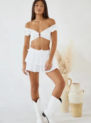 Calypsi Skirt - White