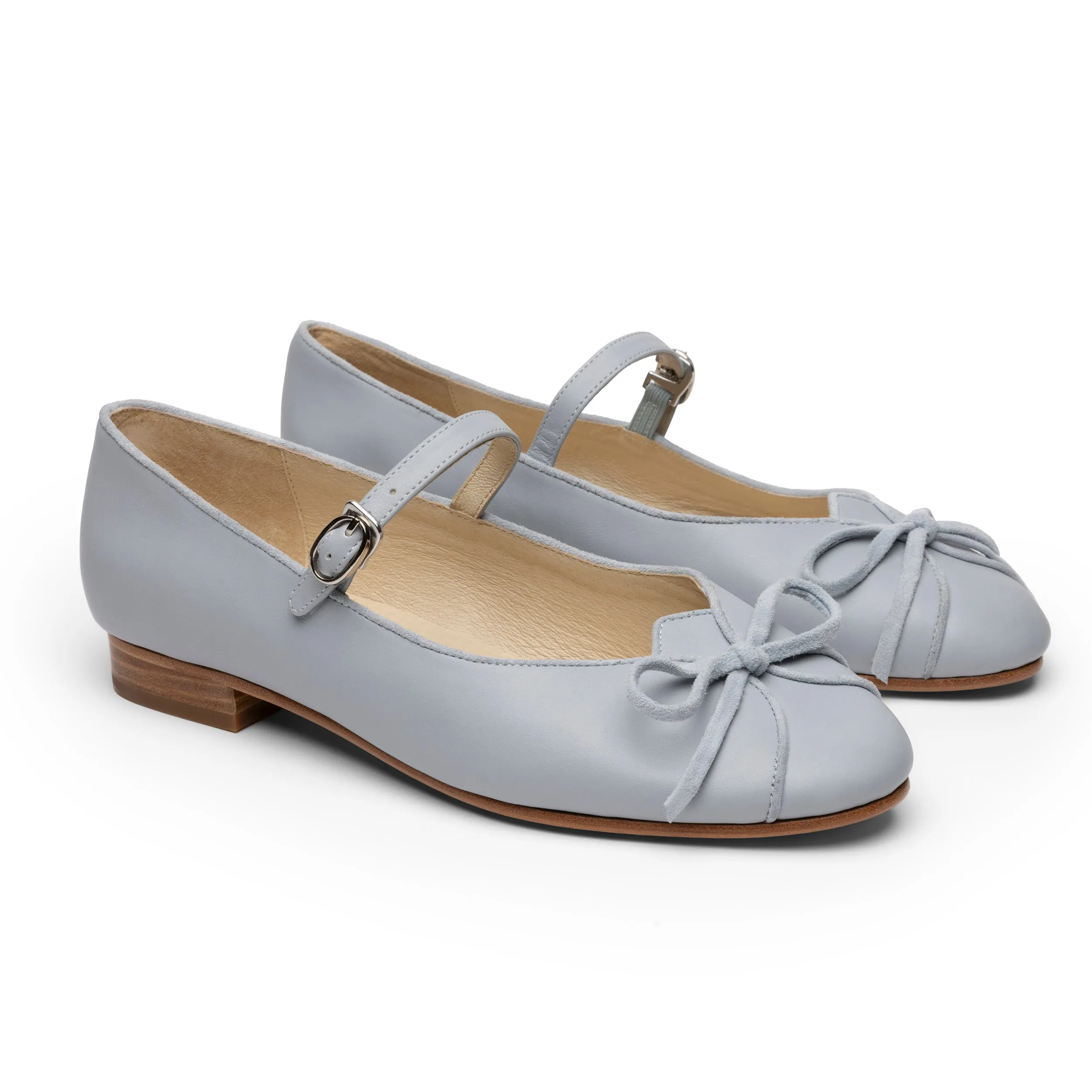 Claud Vintage Flats (Dusty Blue)