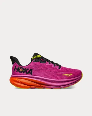 Clifton 9 Fuchsia / Black Running Shoes