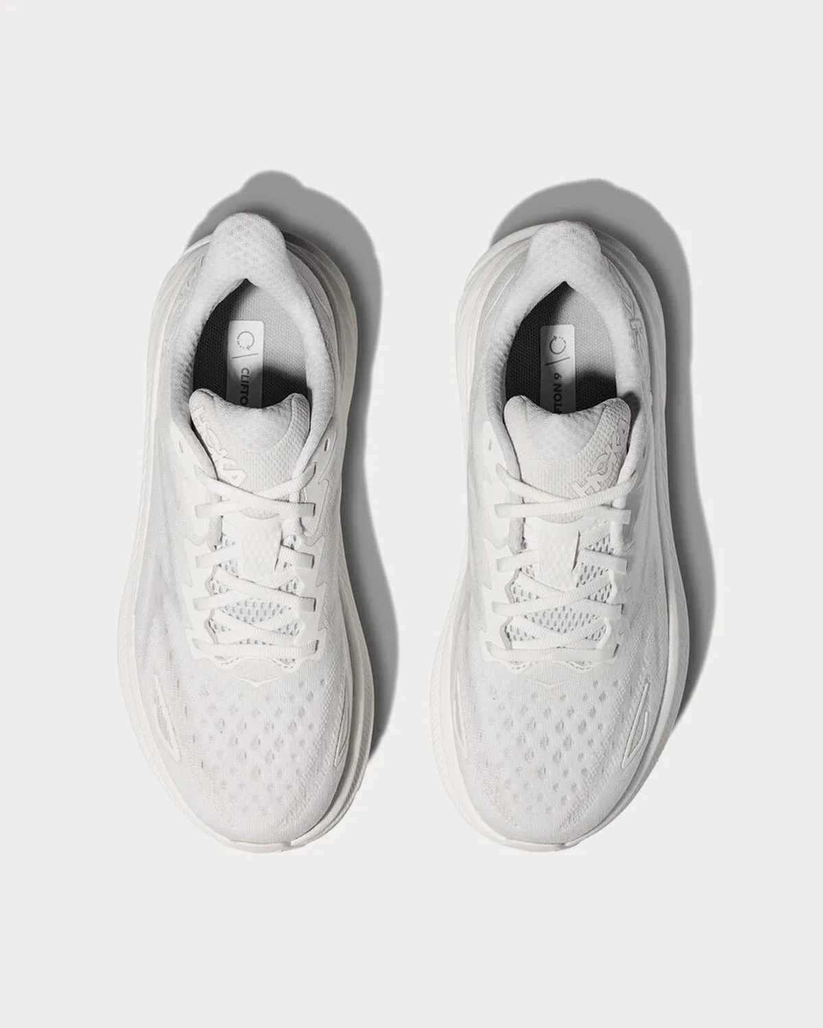 Clifton 9 White / White Running Shoes