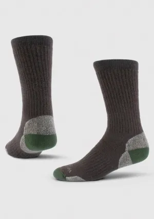 Core Crew Sock Full Cushion • Final Sale Deals! - French Roast