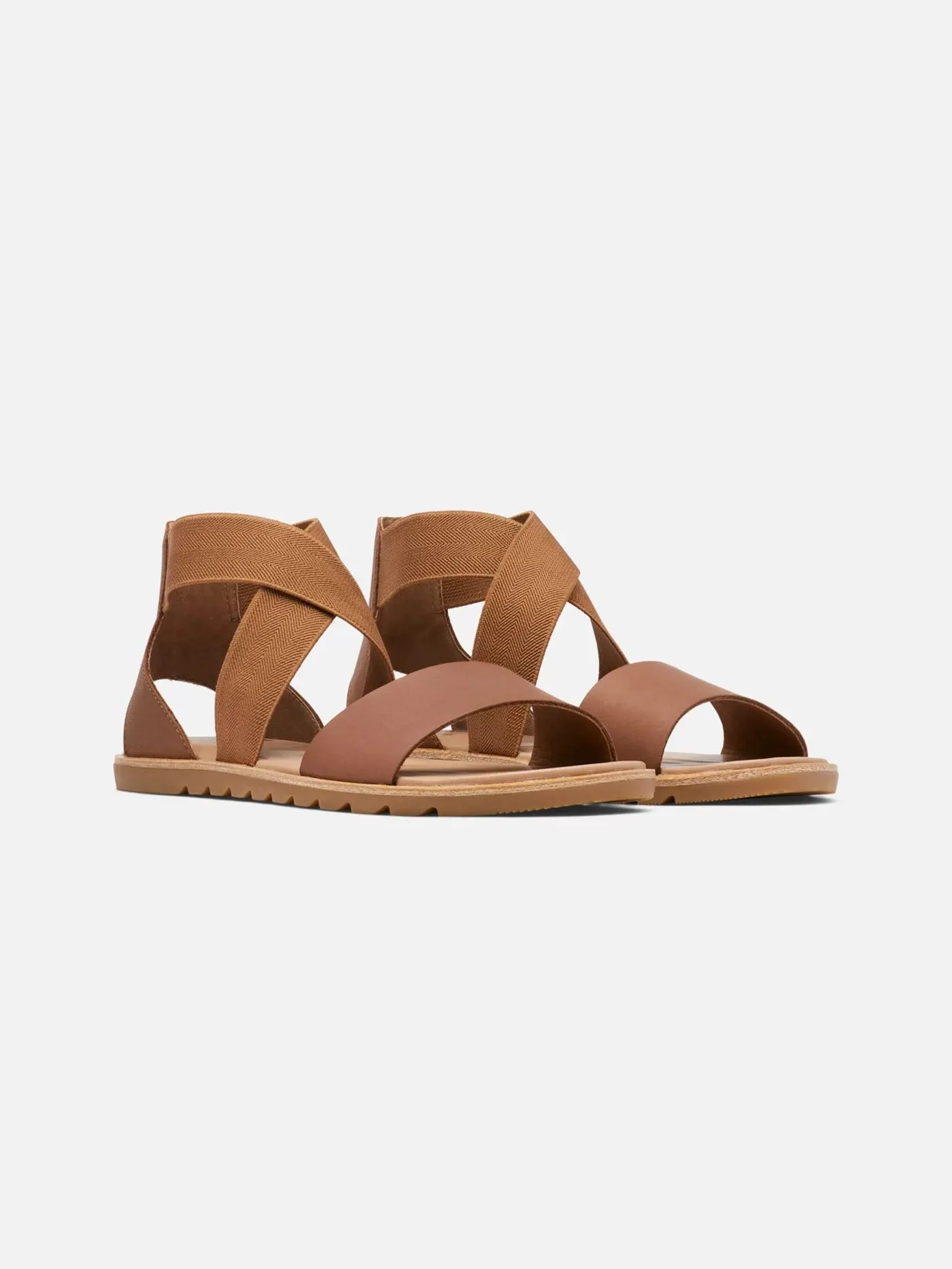 Ella II Velvet Tan Sandals