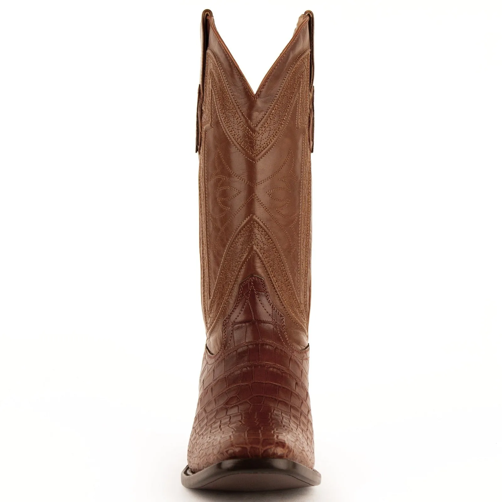 Ferrini Men's Stallion Belly Alligator Square Toe Boots 10771-02