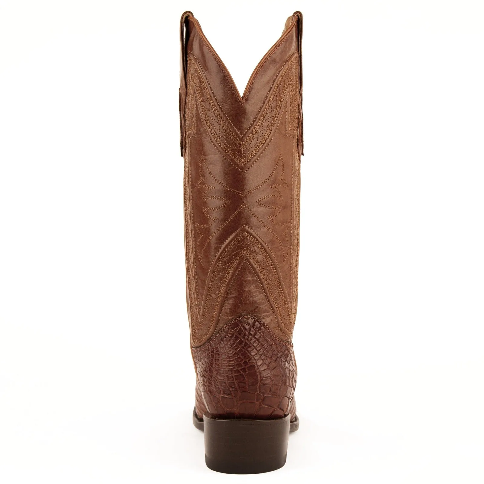 Ferrini Men's Stallion Belly Alligator Square Toe Boots 10771-02