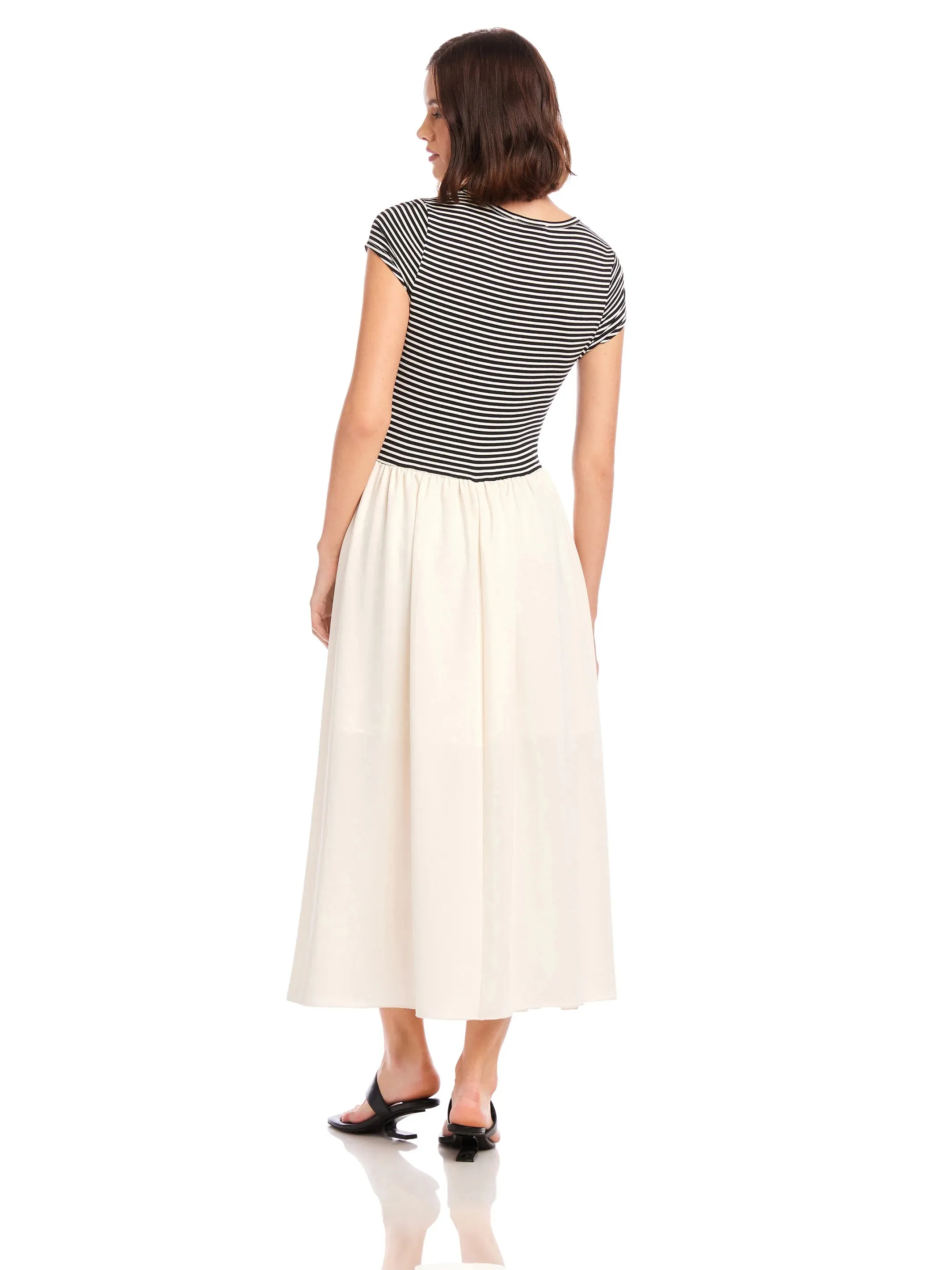 Fifteen Twenty Contrast Hem Sylvie Dress