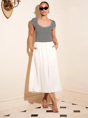 Fifteen Twenty Contrast Hem Sylvie Dress