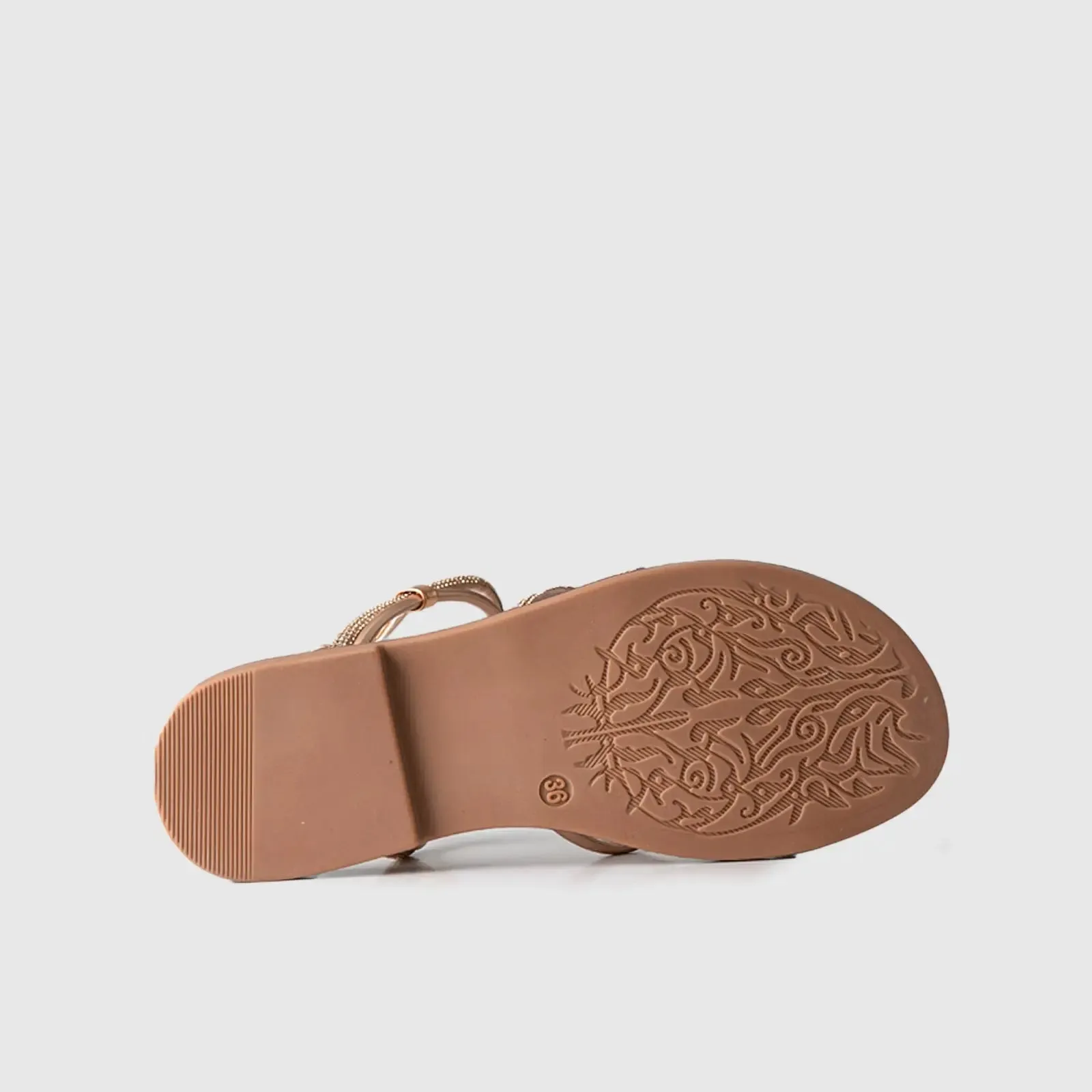 Flat Dress Sandal 01617 Gold