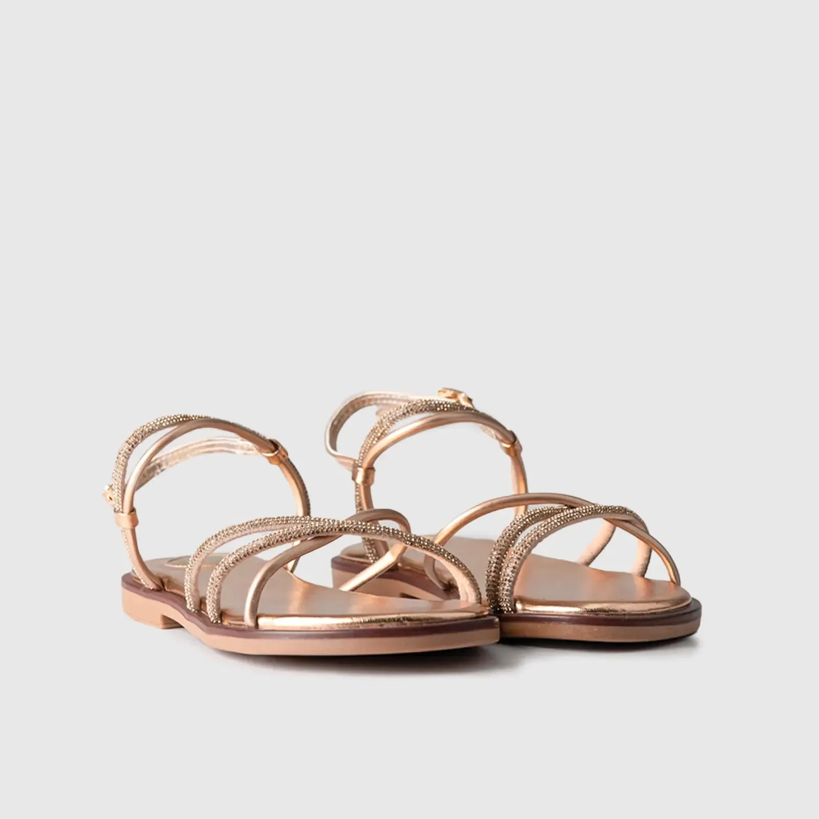 Flat Dress Sandal 01617 Gold
