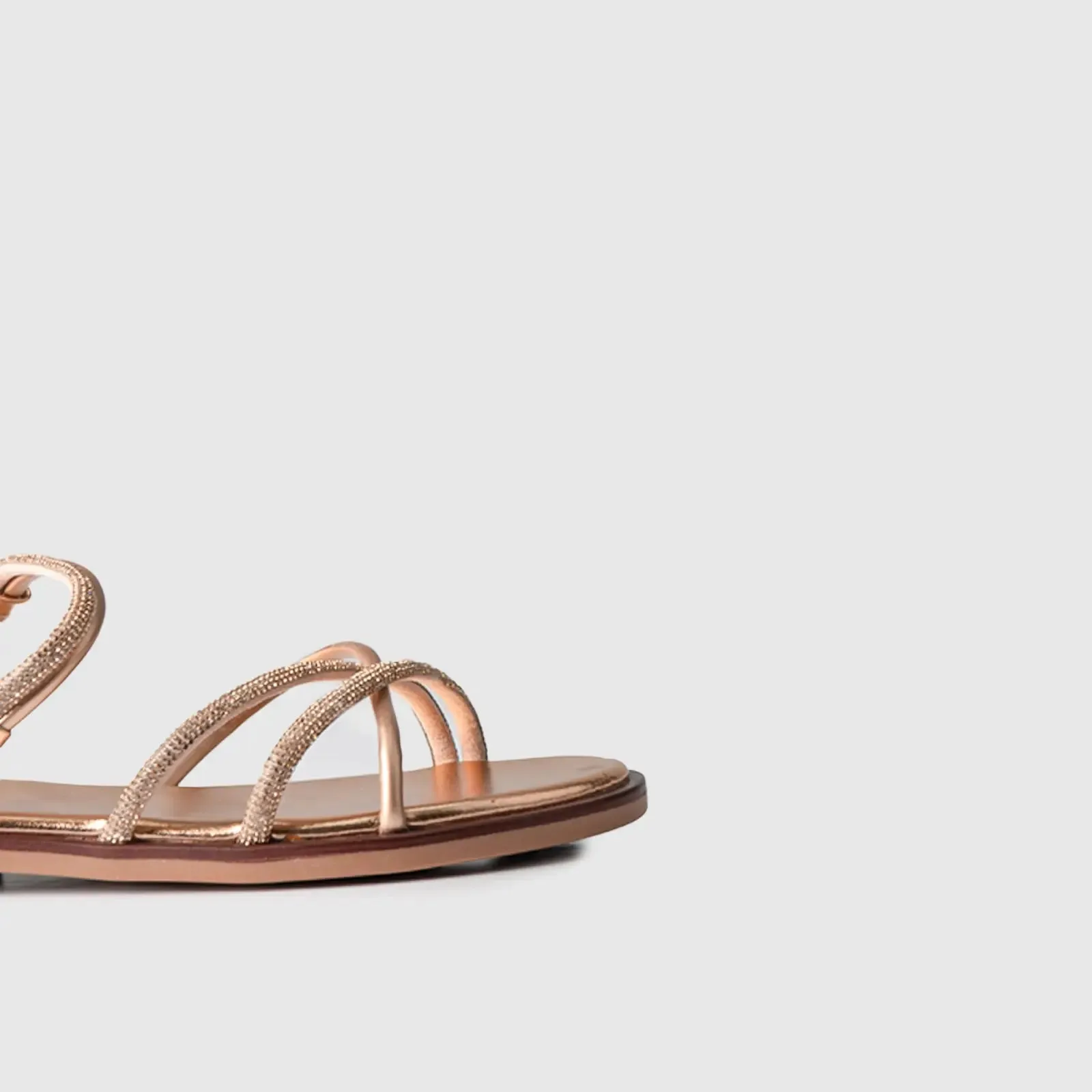 Flat Dress Sandal 01617 Gold