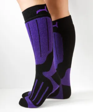 Fun Outdoor Alpaca Socks Violet