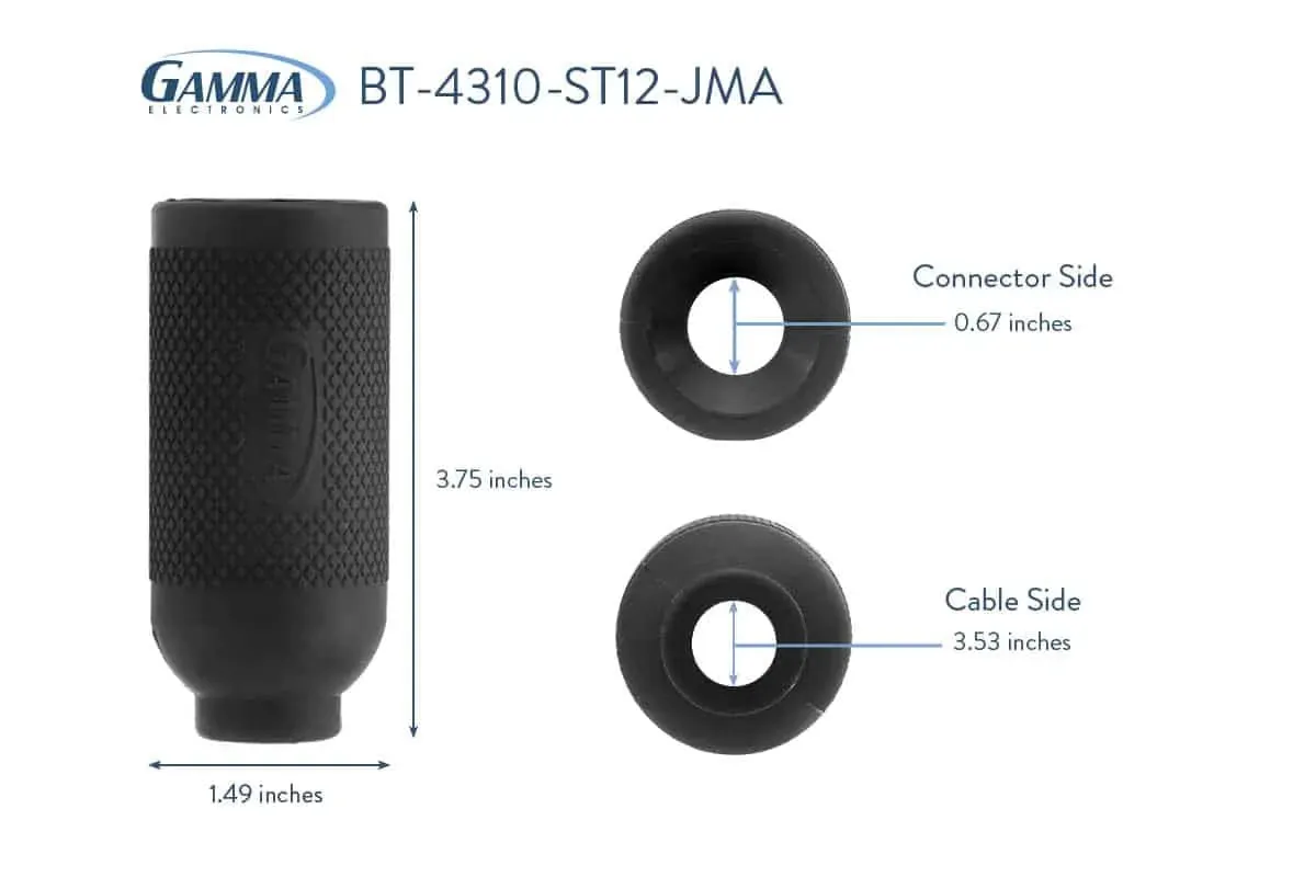 Gamma 4.3-10 RF Weatherproof Boot