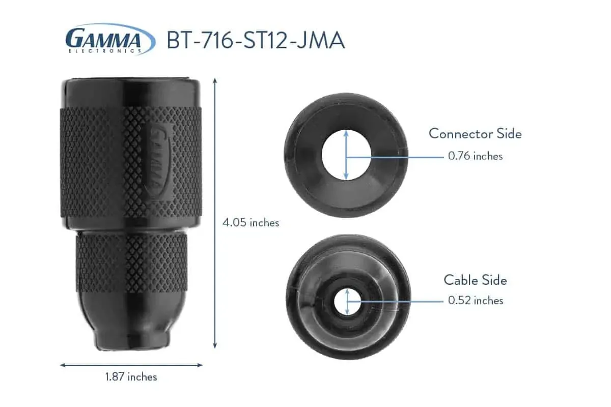 Gamma 4.3-10 RF Weatherproof Boot