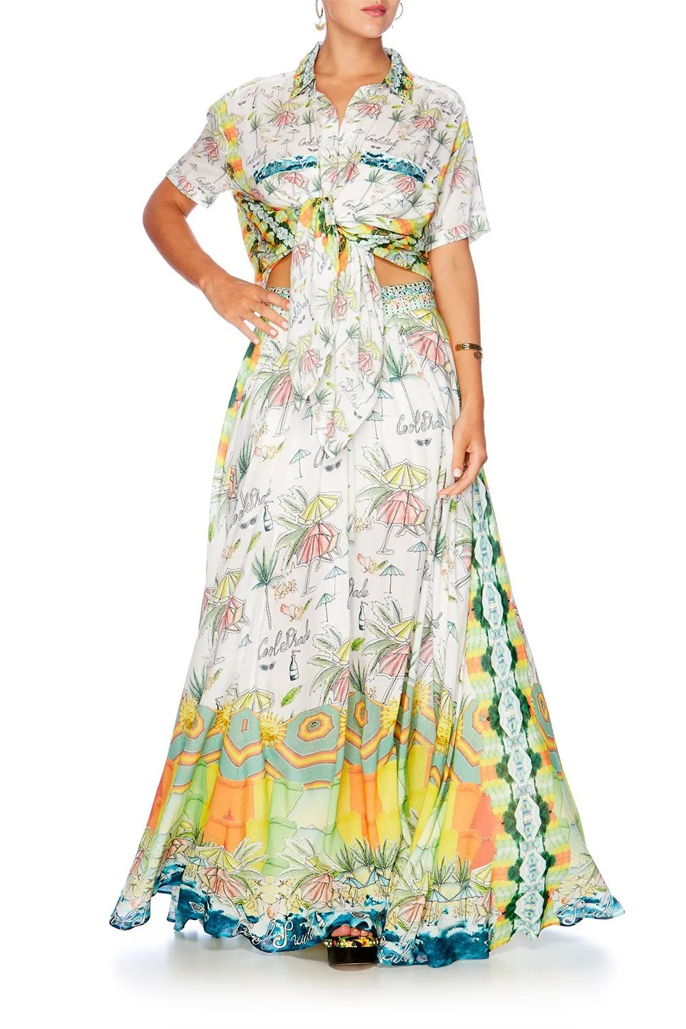 HIGH WASITED FULL SKIRT SUNDOWNERS