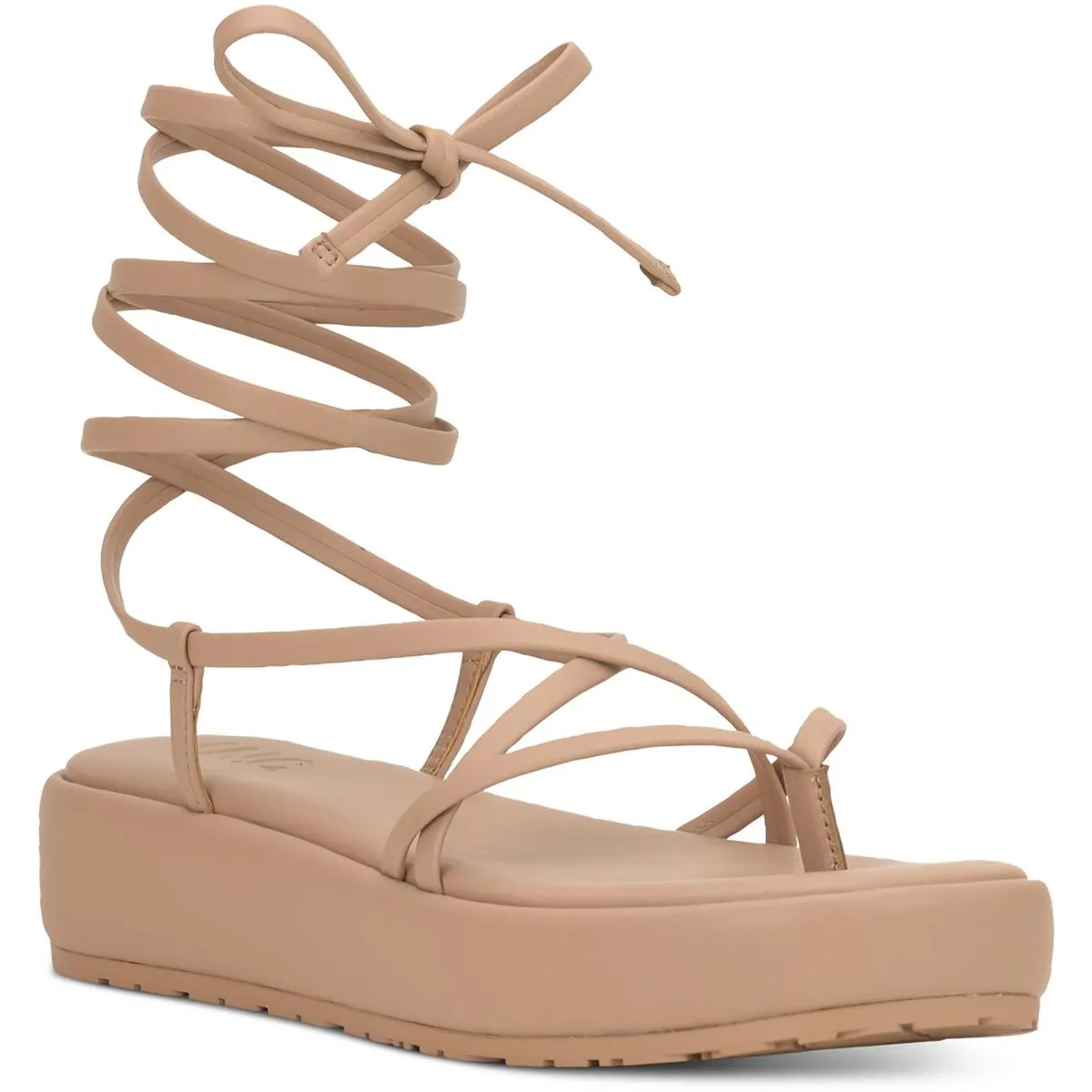INC Womens Rexile Strappy Flatform Sandals