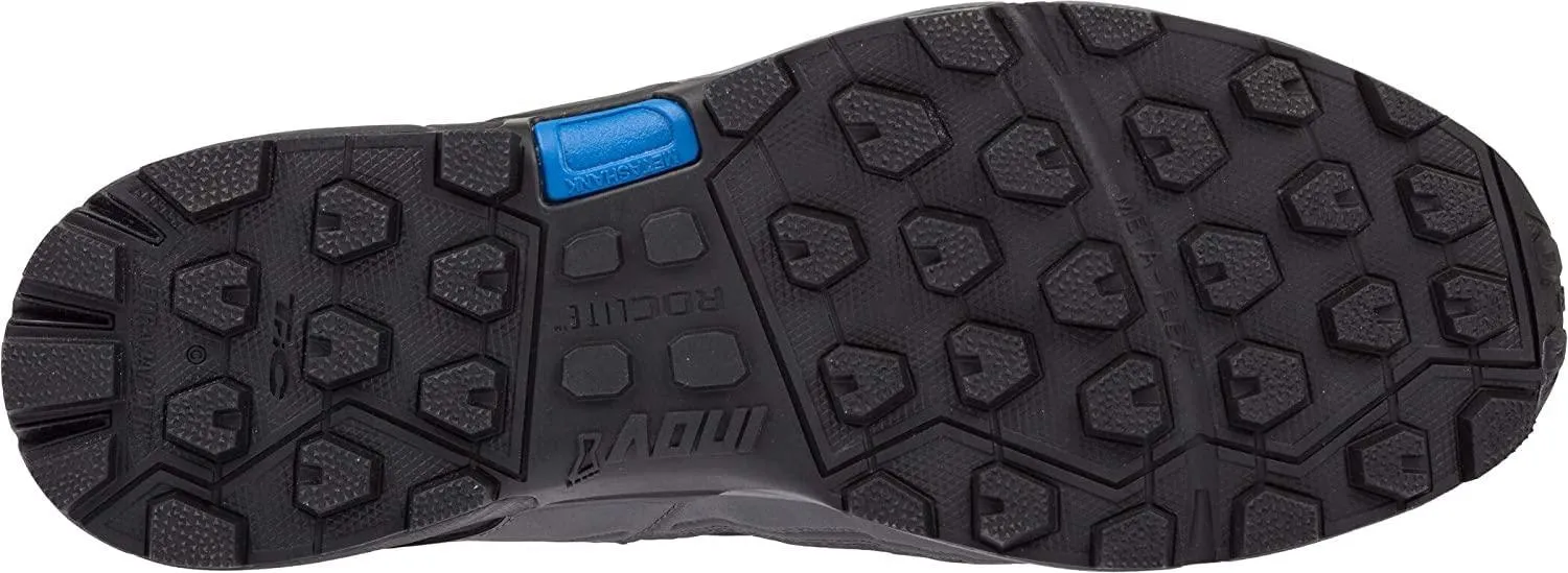 Inov-8 Roclite 335 Black/Blue Men's Size 6.5 Waterproof Mid-Top Hiking Boot