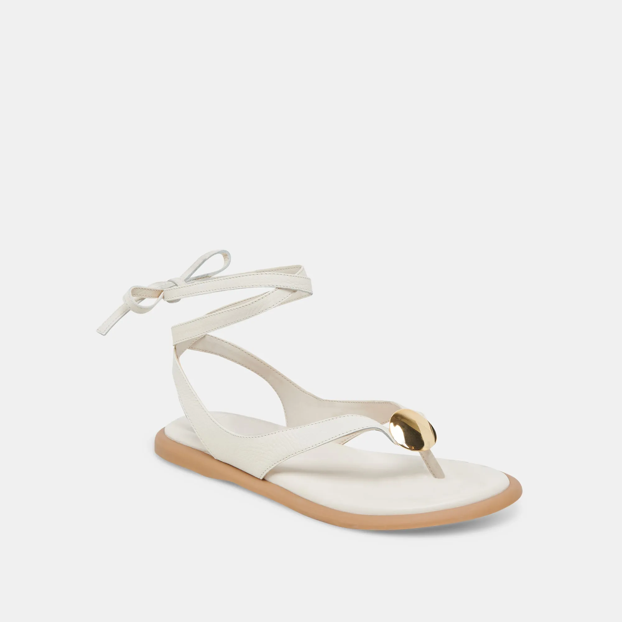 JUDY SANDALS BONE LEATHER