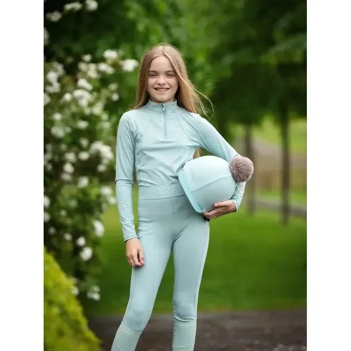 Lemieux Young Rider Lizzie Mesh Legging Aqua