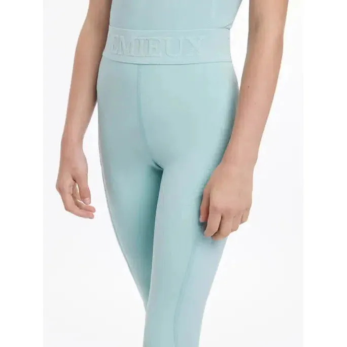 Lemieux Young Rider Lizzie Mesh Legging Aqua