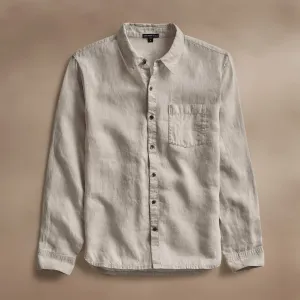 Lightweight Linen Shirt - Salt Pigment
