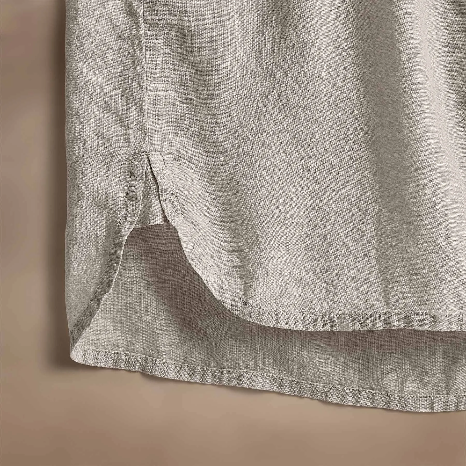 Lightweight Linen Shirt - Salt Pigment