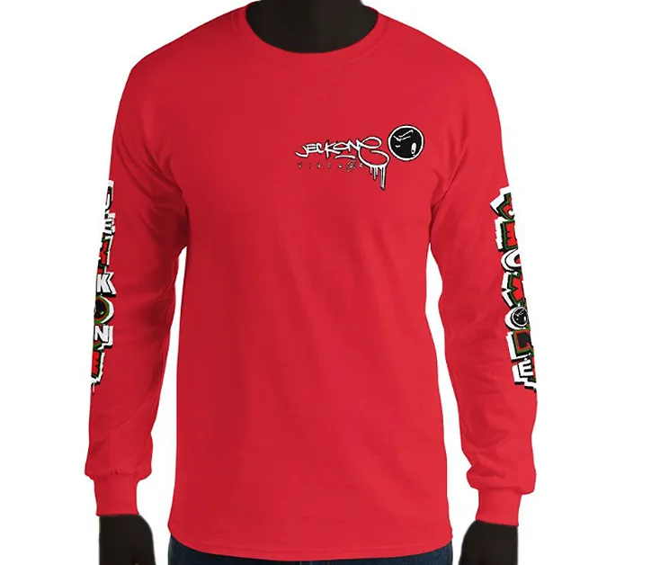 LONG SLEEVE TEE (uniSex): GoochiDrip -flipped