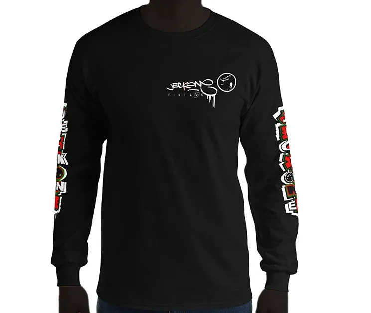 LONG SLEEVE TEE (uniSex): GoochiDrip -flipped