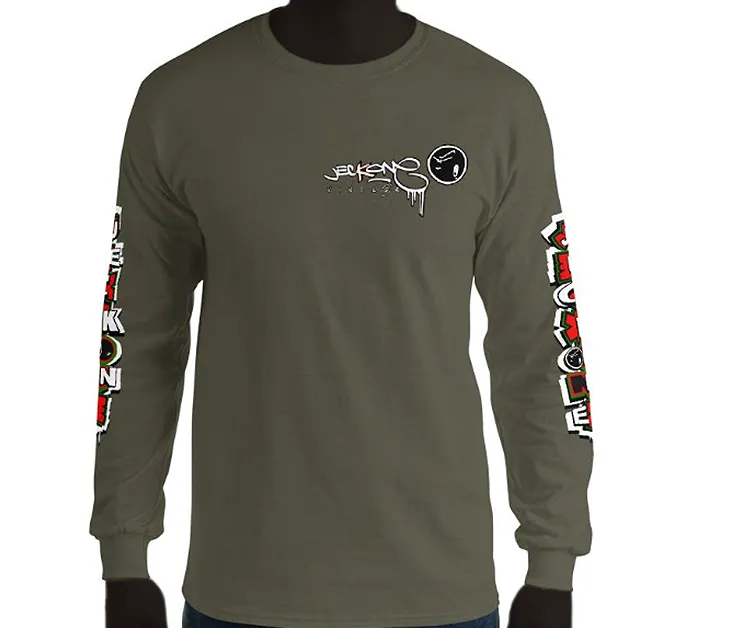 LONG SLEEVE TEE (uniSex): GoochiDrip -flipped