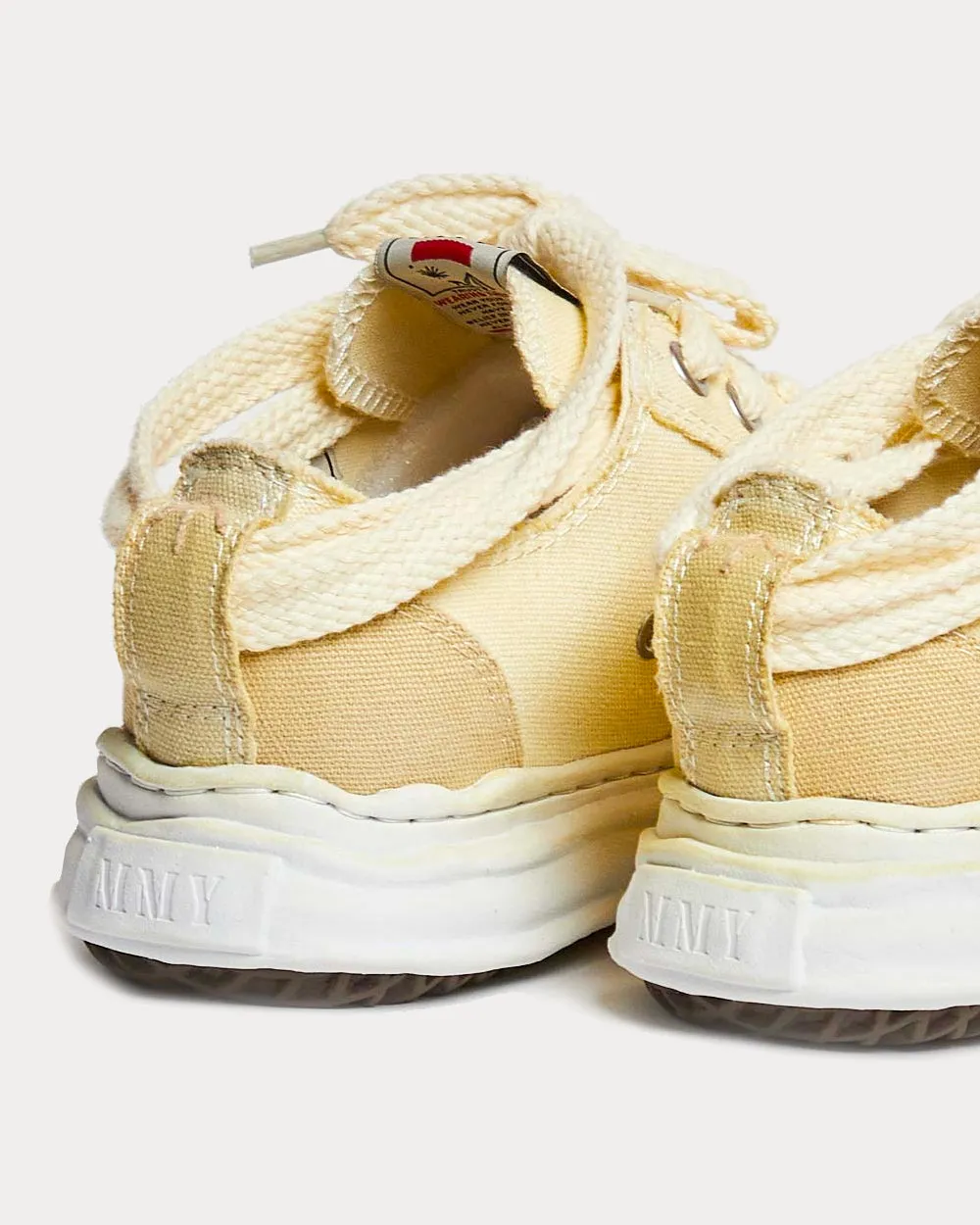Low Cut Over-dyed Beige Low Top Sneakers