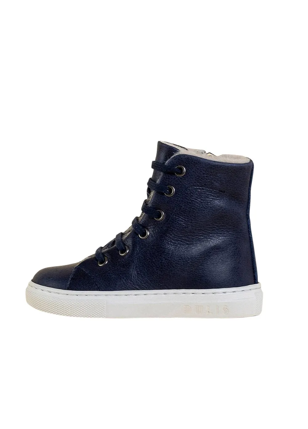 Navy High Top Sneakers