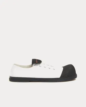 New Wave Canvas Lilly White Low Top Sneakers