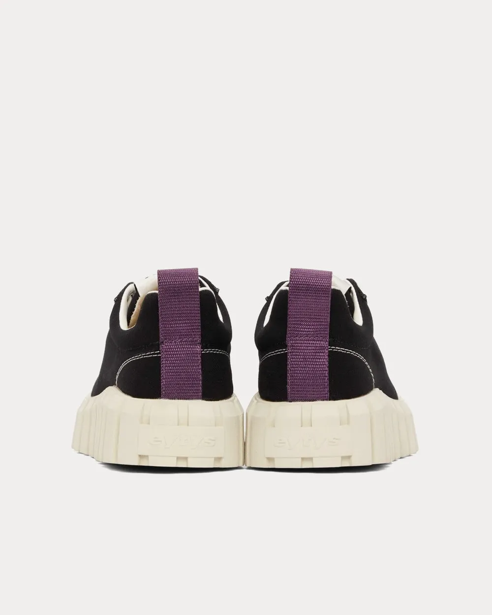 Odessa Canvas Black Low Top Sneakers