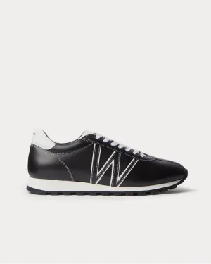 On My Way Leather  Black low top sneakers