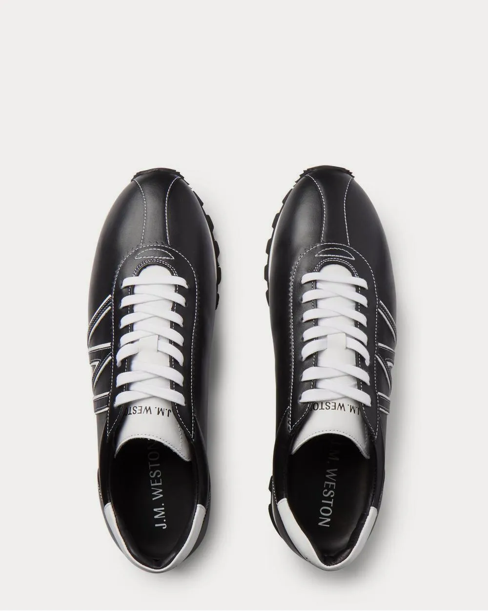 On My Way Leather  Black low top sneakers
